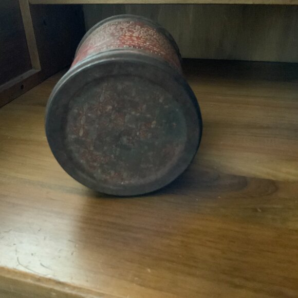 VINTAGE PRINCE ALBERT ROUND TOBACCO TIN CRIMP CUT 6" - Picture 4 of 5